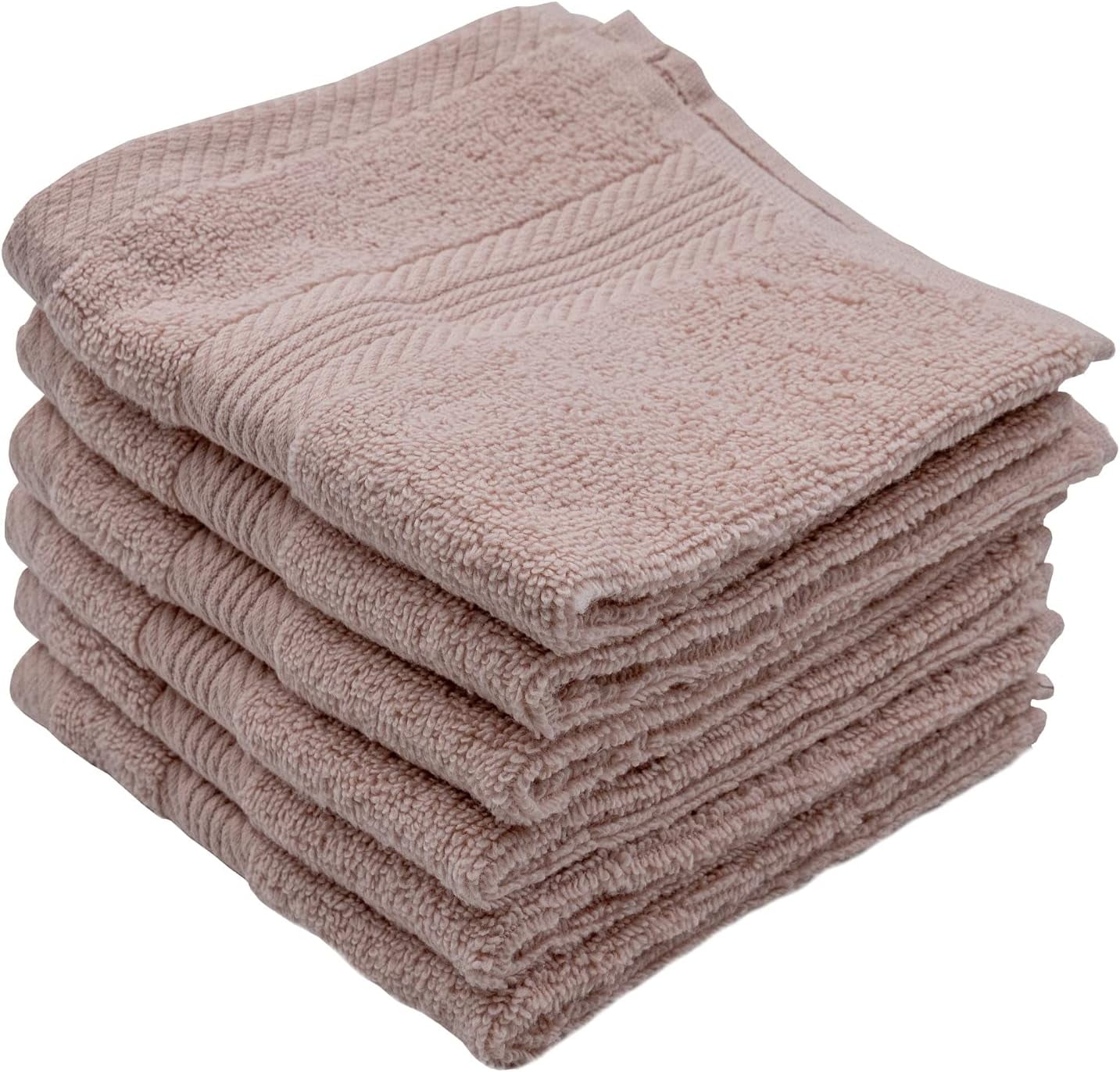 Washcloth Set 100 Soft Cotton Zero 16 Single Ring Spun Premium