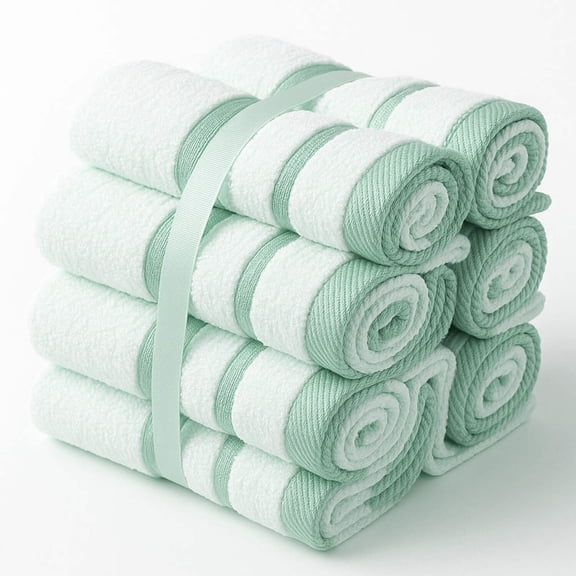 Washcloths, 12 Pack, 100% Ring-Spun Cotton Wash Cloths for Body and Face, Design to exfoliate Your Hands, Extra Soft and Absorbent Machine Washable Size: 12 x 12 Inch.