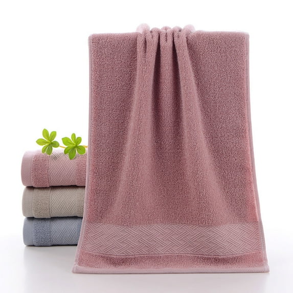 Rkxzt Towels & Washcloths Rattan Cotton Towel Hand Towels Polyester Fabric Embroidered RVine Pattern for Bathroom Kitchen or Gift Use Pink cotton
