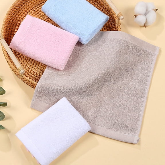 Washcloths, Rayon Made from Bamboo Ultra Soft Absorbent Bath Face Towel Reusable Kids Wipes for Delicate Skin