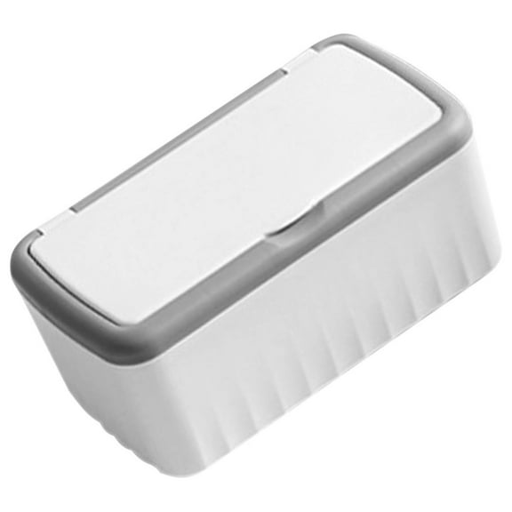 Washcloths Storage Bins with Lids Wet Tissue Box Baby 22.50X12.50X10.00CM White
