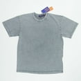thumbnail image 1 of Washed HEAVYWEIGHT 225gsm Oversized Boxy Tees HIGH LEVEL HL brand Blank T-shirt stonewashed Casual Classic (Grey, S), 1 of 40