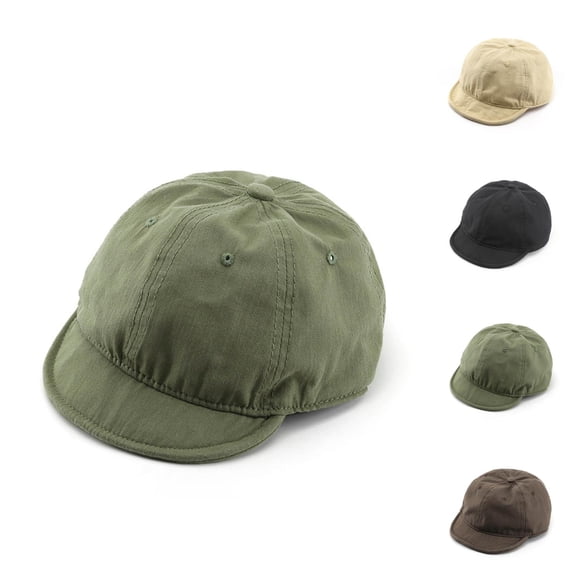 Washed Baseball Cap for Women Men Adjustable Baseball Hat with Short Brim for Outdoor Sport