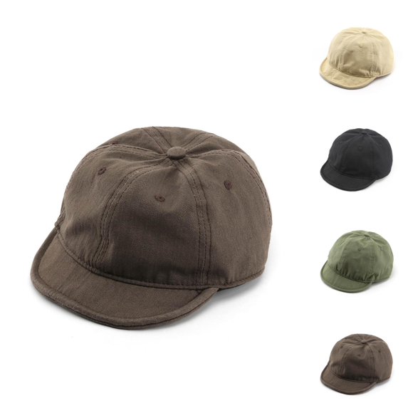 Washed Baseball Cap for Women Men Adjustable Baseball Hat with Short Brim for Outdoor Sport
