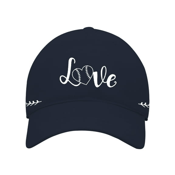 Washed Baseball Pattern With Printed Baseball Caps On Both Sides