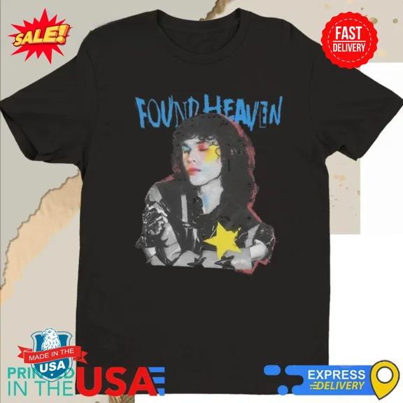 Washed Black Found Heaven On Tour 2024 Dateback Shirt S-5XL