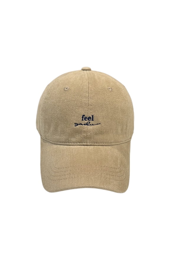 Washed Cotton Baseball Cap BWASD Unstructured Breathable Soft Embroidered Baseball Cap for Men Women Washed Retro Adjustable Dad Hat for Casual Outdoor Daily Wear ,Khaki