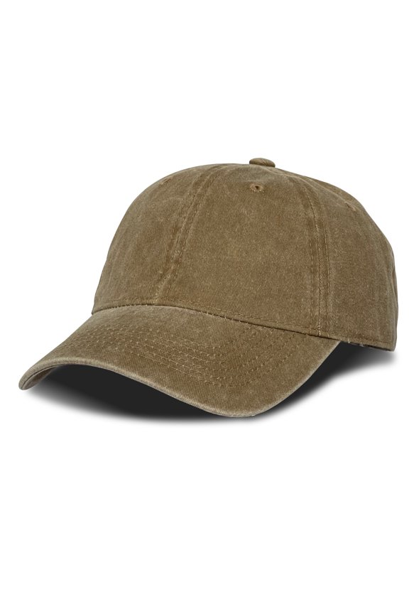 Washed Cotton Baseball Cap Classic Adjustable Dad Hat Casual Everyday Cap