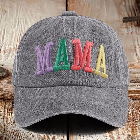 Washed Cotton Baseball Caps for Men Women Men Women Adjustable Men Women Unconstructed Plain Cap (Gray)