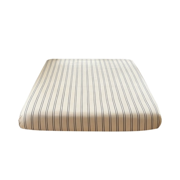 Washed Cotton Bed Sheet – Breathable, Soft, Durable Mattress Cover, Easy Care, Pilling-Resistant, Classic Plain Style,Coffee