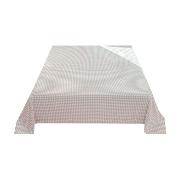 Washed Cotton Bed Sheet - Soft & Pill-Resistant | 160x230cm Queen Size | Pink, Blue or Green | Warm & Comfortable for Bedroom, Guest Room or Kids Room