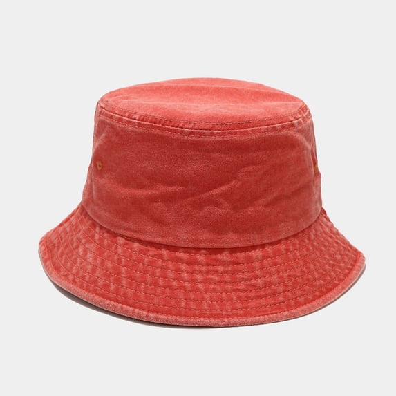 HuangHuanChen Bucket Hats for Women Unisex Washed Cotton Retro Bucket Hat Fashionable Sun Visor Cap for Men & Women Outdoor Sun Hat for Women