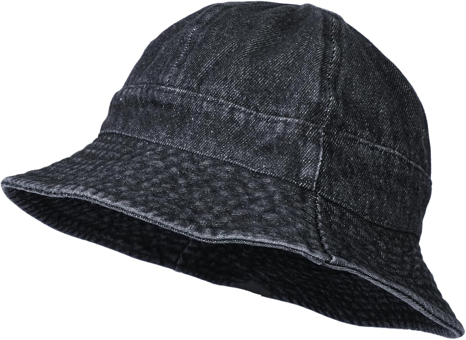 Washed Cotton Bucket Hat for Women Men, Summer UV Protection  display picture 1
