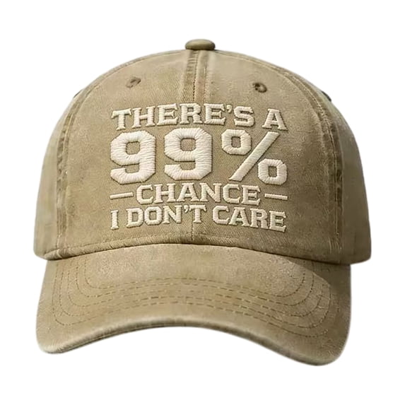 Washed Cotton Denim Distressed Baseball Cap Vintage Soft Top Printed Hat Unisex Adjustable Casual Outdoor Daily Wear