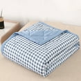 thumbnail image 1 of Washed Cotton Summer Comforter 200x150cm 98%Cotton 2%Spandex Naked Sleeping-Friendly Cool Lightweight Thin Quilt Breathable Hollow Structure Hot Sleepers, 1 of 5
