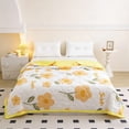 thumbnail image 1 of Washed Cotton Summer Cool Quilt,Washed Cotton Cool Quilt,Skin Friendly Air Conditioner Comforter Lightweight Breathable Blanket for Home Bedroom Sofa Office and Travel, 1 of 7