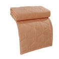 thumbnail image 1 of Washed Cotton Summer Quilt Breathable Lightweight Blanket Orange 150x200cm 1 Count, 1 of 8