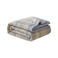 thumbnail image 1 of Washed Cotton Summer Quilt Cotton Filling Cool Breathable Plaid Bed Blanket Lightweight Quilt for Hot Weather Bedroom Dorm Home Decor, 1 of 6