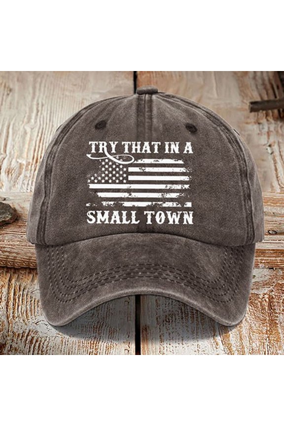 Washed Denim Baseball Caps for Women Men 90s Vintage Cap Stylish Dad Hat Hillbilly Flag Hat Baseball Cap Patriotic Election Hat Pre-Curved Visor Adjustable Strapback Hats Summer Sun Hat