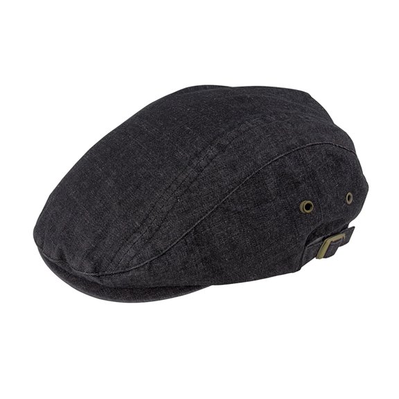 Washed Denim Ivy Cap - Denim Black