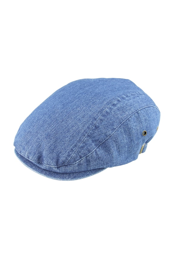 Washed Denim Ivy Cap - Denim Blue