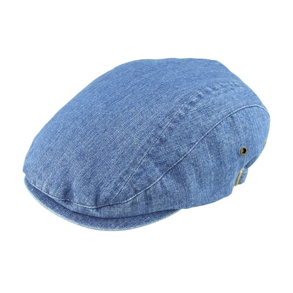 Washed Denim Ivy Cap - Denim Blue