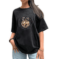 thumbnail image 1 of Washed Disco Ball 2026 Happy New Year Theme Graphic Tee T Shirt Tops Trendy Short Sleeve Round Neck Black S-2XL Plus Size, 1 of 5