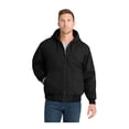 thumbnail image 1 of CornerStone Unisex Washed Duck Cloth Insulated Hooded Work Jacket | Warm Casual Work Hoodie for Men & Women, Adjustable Hood, 1 of 4