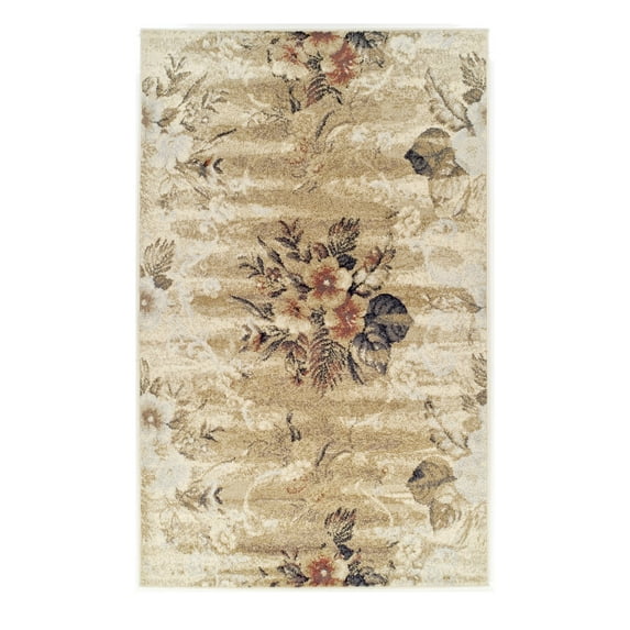 Washed Floral Indoor Area Rug by Blue Nile Nills - 8' x 10', Multi-Color
