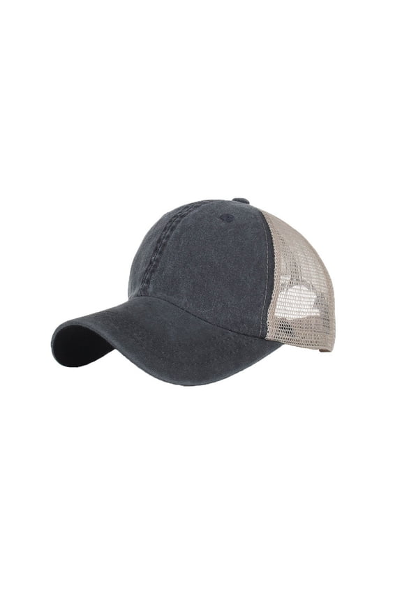 Washed Light Board Mesh Cap Baseball Cap Tongue Cap Sun Hat Fashionable Hundred Matching Solid Color Baseball Cap Artist Knitted Wool Adults Mauve Women Pack of Knit Hats Women French Painter Hat Big