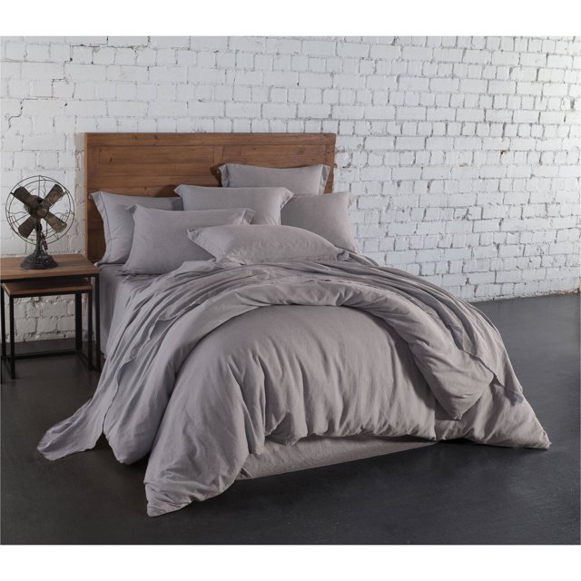 Washed Linen Cotton Blend Pillow Cases, 2Pack