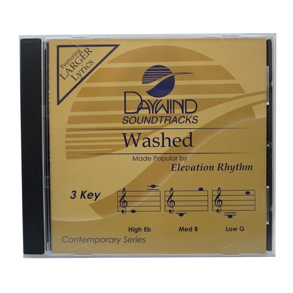 Washed Made Popular by Elevation Rhythm NEW CD Accompaniment