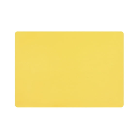 Washed Plate Mat PU Leather Placemats Heat Resistant Kitchen Table Mats, Waterproof Wipeable for Party Decoration, Washable Outdoor Placemats for Kitchen Dining Patio Table, 1Pc(Yellow1,16.9x11.8")