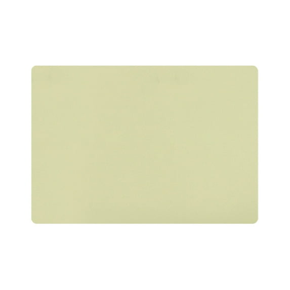 Washed Plate Mat PU Leather Placemats Heat Resistant Kitchen Table Mats, Waterproof Wipeable for Party Decoration, Washable Outdoor Placemats for Kitchen Dining Patio Table, 1Pc(Yellow,16.9x11.8")