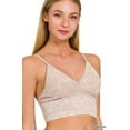 thumbnail image 1 of Washed Ribbed Bra Padded Tank Top, 1 of 4