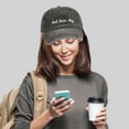 thumbnail image 1 of Washed Soft Twill Baseball Cap JIANLAI Bad Hair Day Letter Embroidery Adjustable Curved Brim Dad Hat Casual Fashion Accessory for Street Style & Daily Errands, 1 of 5
