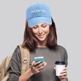 thumbnail image 1 of Washed Soft Twill Baseball Cap JIANLAI Bad Hair Day Letter Embroidery Adjustable Curved Brim Dad Hat Casual Fashion Accessory for Street Style & Daily Errands, 1 of 5