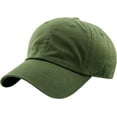 thumbnail image 1 of Washed Solid Cotton Dad Hat Adjustable Baseball Cap Polo Style, 1 of 8
