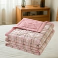 thumbnail image 1 of Washed Summer Quilt Cotton Lightweight Thin Embossed Multicolor 100x150cm for Bedding (Multicolor) ,Hulucky, 1 of 5
