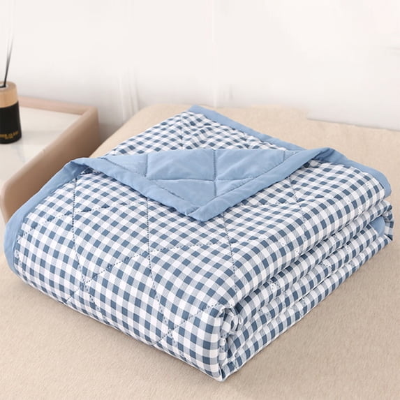 Washed Thin Summer Comforter, Naked Sleeping-Friendly, Breathable & Cool, Machine Washable