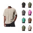 thumbnail image 1 of Washed Vintage T Shirts for Men 2026 Summer Casual Short Sleeve Crewneck Plain Tee Shirt, 1 of 5