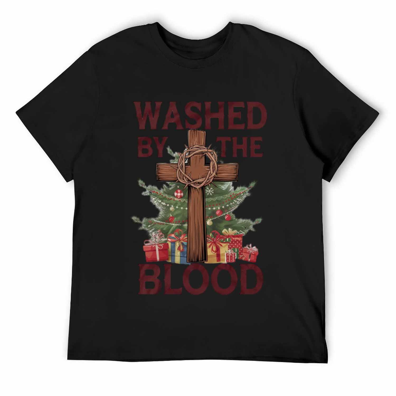 Washed by the blood Day 2024 Bunny Gnome Hug Easter Eggs TShirt