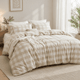 Washedton Duvet Cover Set 2-piece Check - Walmart.com