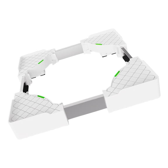 Washer Base Frame with Lockable Wheels Builting in Structure Metal Texture