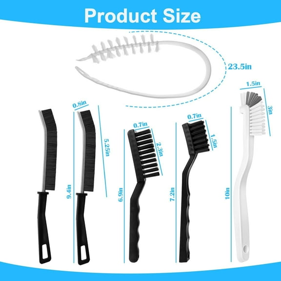 Washer Cleaner Tools Accessories, Washing Machine Cleaning Brush Kits, Drum Laundry Cleaner Brush and Crevice Cleaning Brush for Tight Spaces and Washer Rubber Seal