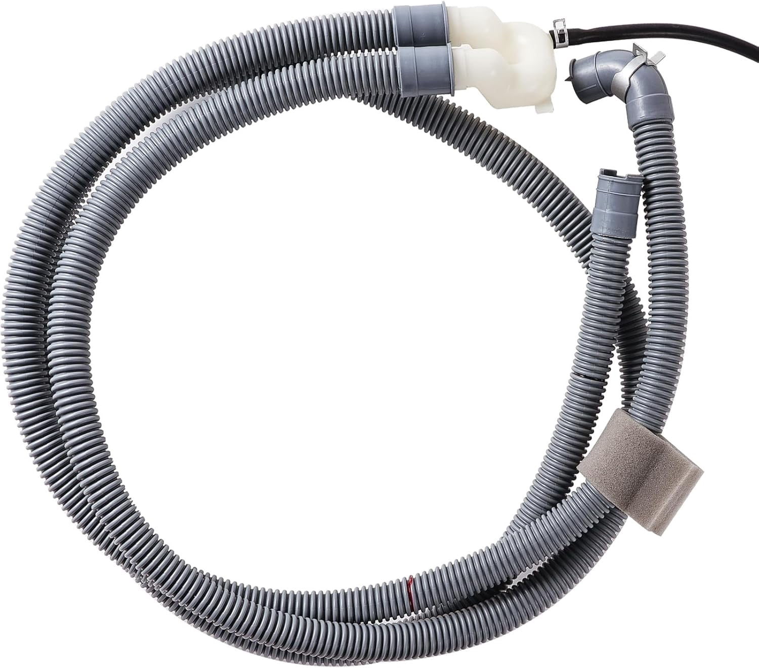 Washer Drain Hose for LG WM3670HWA/VA, WM3270CW, WM4270HVA, WM2277HS, WM3470HVA, WM3370HWA, WM2655HVA, WM3770HVA, WM4370HKA Washer Hose Replacement 5215ER2002G.