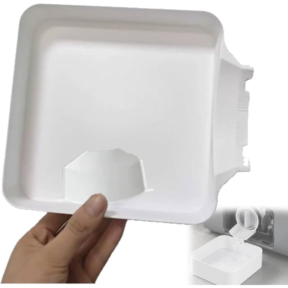 Washer Drain Pan, Washing Machine Drainage Tray, Universal Front-Load Washing Machine Drain Pan, Easy Installation for Basements, Apartments, Garages, and Rentals (Style A)