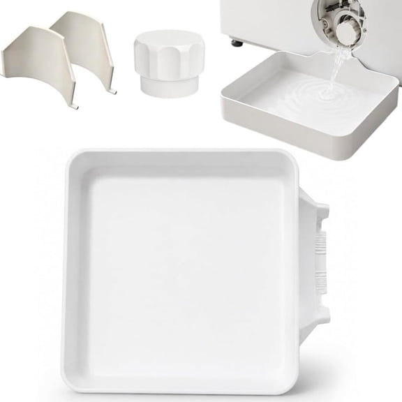 Washer Drain Pan, Washing Machine Drainage Tray, Universal Front-Load Washing Machine Drain Pan, Easy Installation for Basements, Apartments, Mobile Homes, Garages, and Rentals