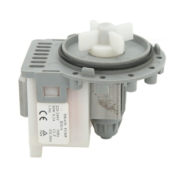 Washer Drain Pump 30W 20L Per Minute High Efficiency Washing Machine Drainage Pump AC220240V