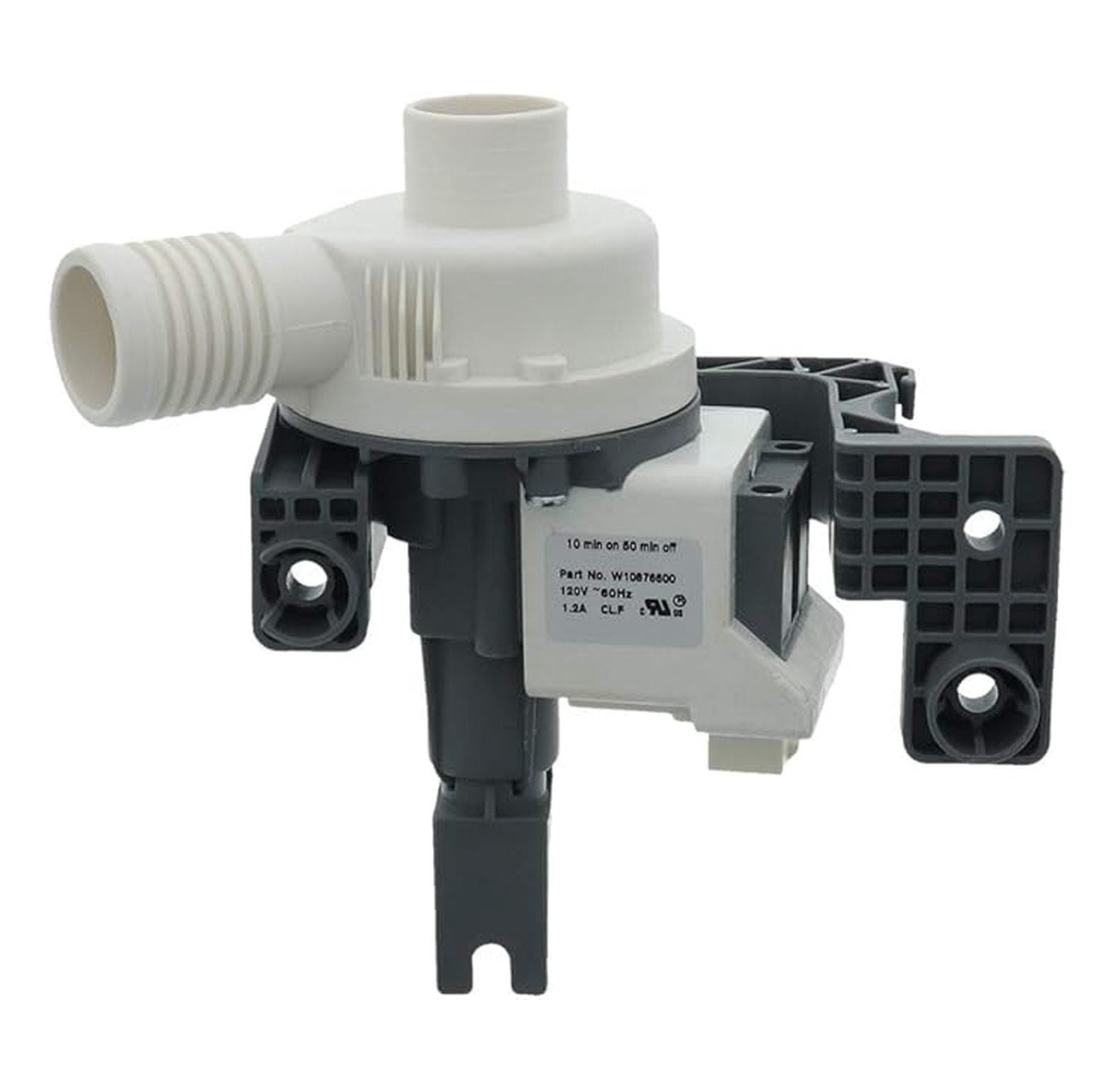 Washer Drain Pump W10876600 Replacement for Whirlpool Washers - Compatible with W10727777 & W10876600VP - Washing Machine Pump Motor